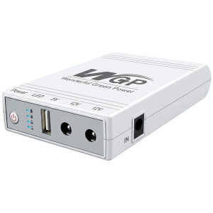 ИБП Mini UPS WGP UPS103A 10400mAh 5V/12V/12V, Li-ion 4*2.6Ah, для роутера и медиаконвертера