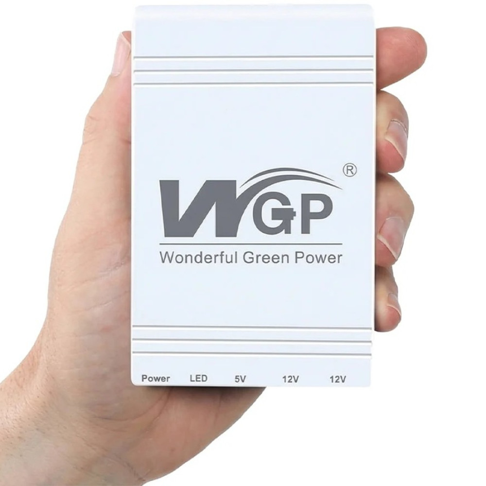 ДБЖ Mini UPS WGP UPS103A 10400mAh 5V/12V/12V, Li-ion 4*2.6Ah, для роутера і медіаконвертера