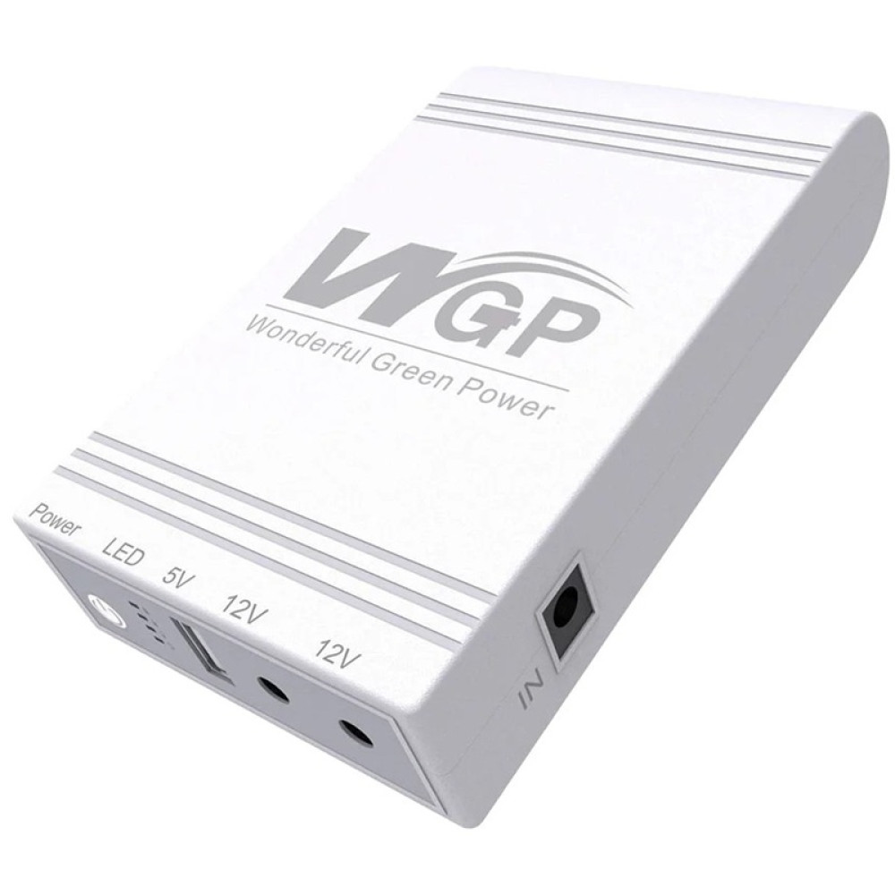 ИБП Mini UPS WGP UPS103C 16000mAh 5V/12V/12V, Li-ion 4*4Ah, для роутера и медиаконвертера