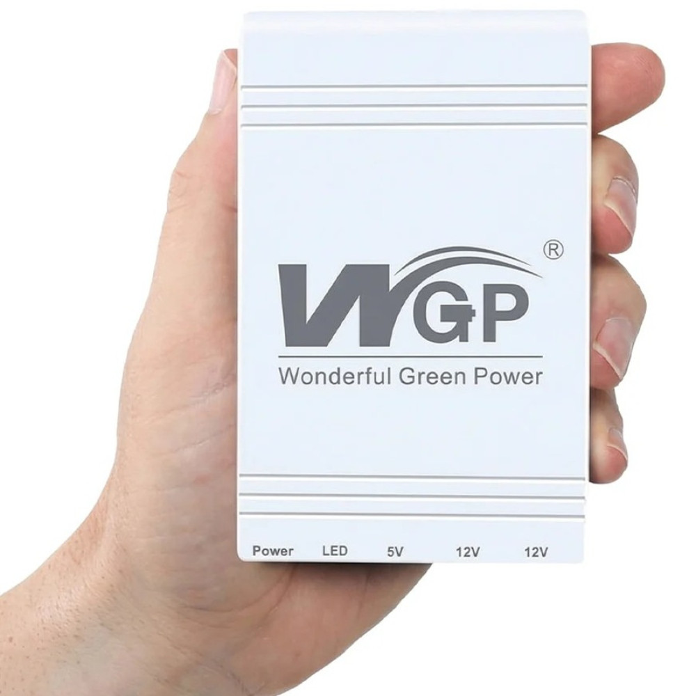 ИБП Mini UPS WGP UPS103C 16000mAh 5V/12V/12V, Li-ion 4*4Ah, для роутера и медиаконвертера