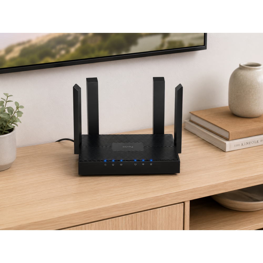WiFi 6 Mesh-маршрутизатор Cudy WR3000E V2 дводіапазонний гігабітний AX3000