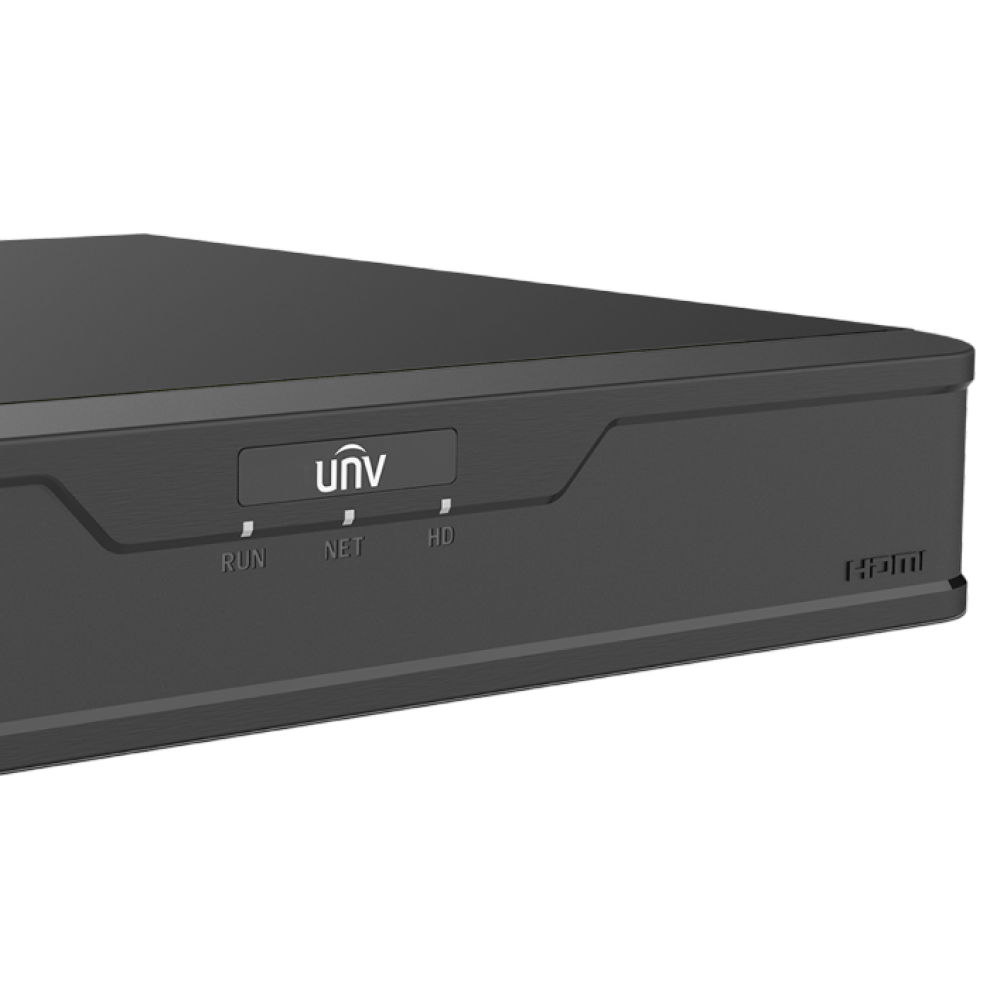 16-канальний мультигібридний відеореєстратор Uniview XVR301-16Q3 Black