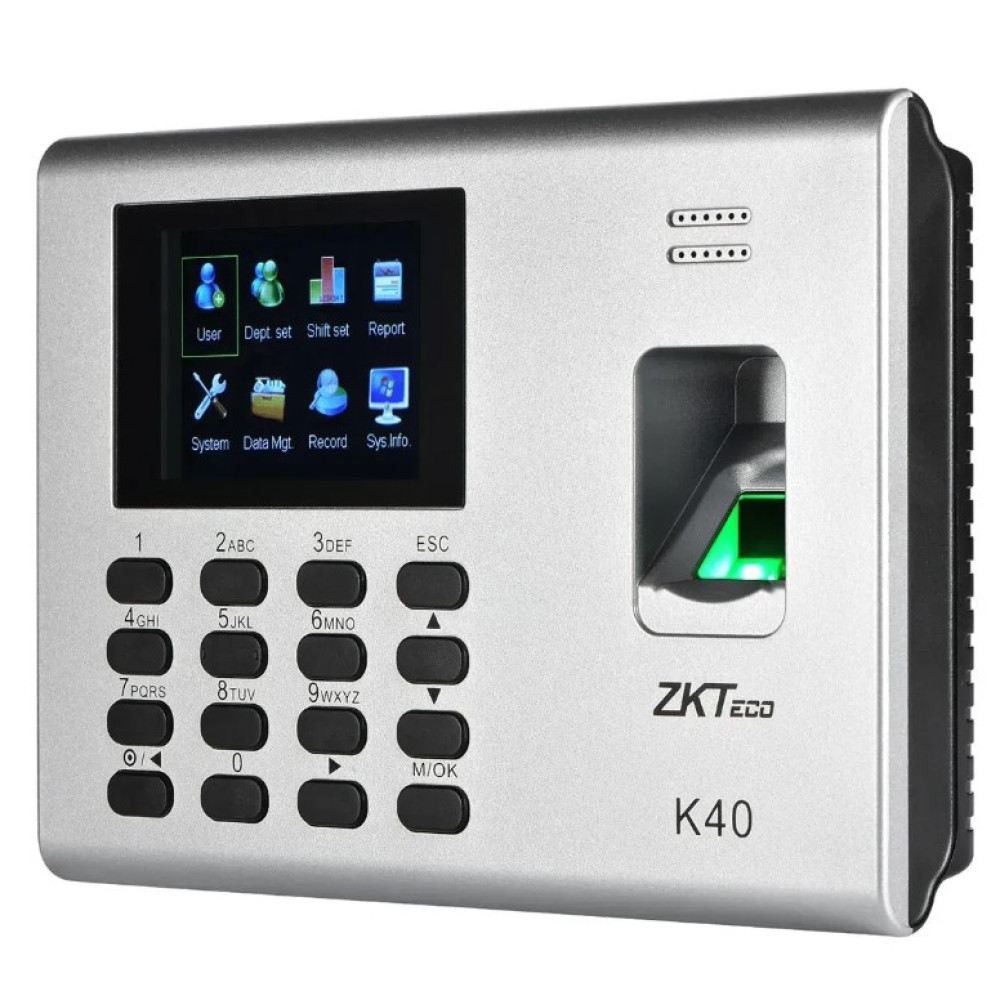 Біометричний термінал ZKTeco K40 [ID] [FP] з акумулятором