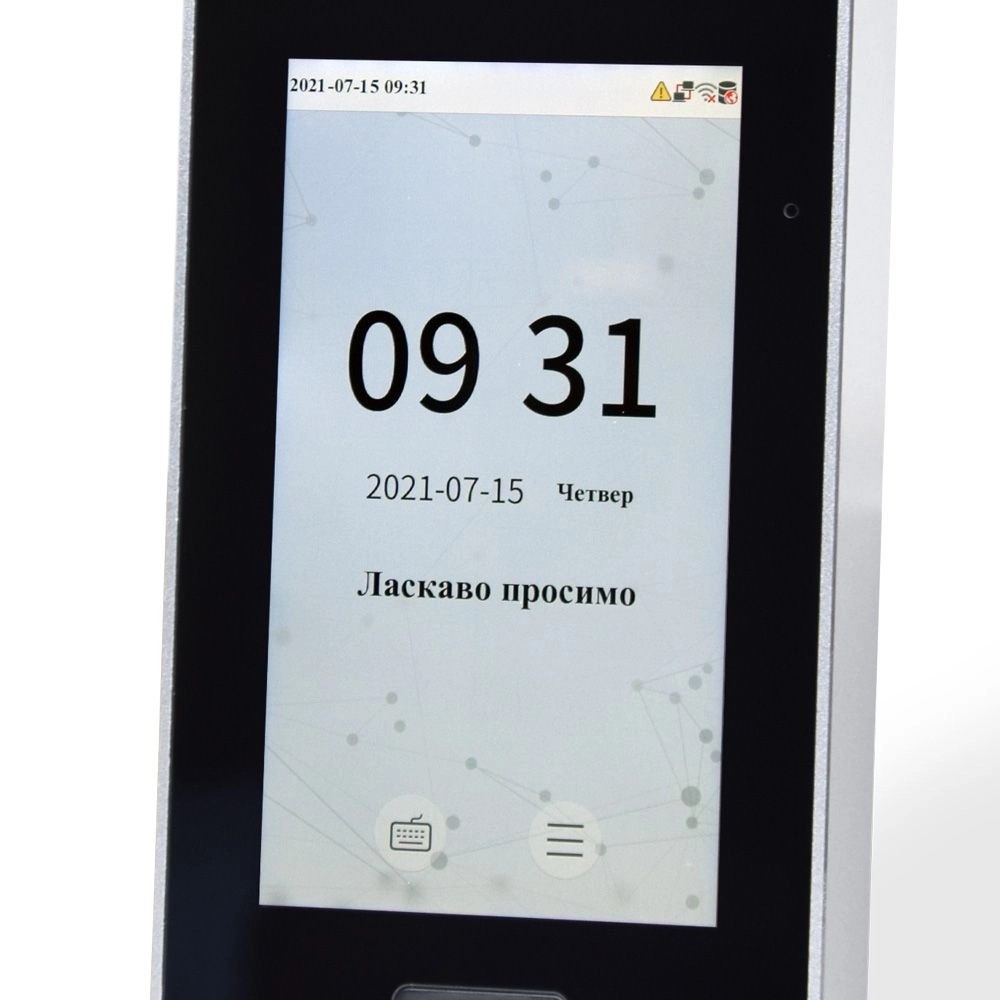 Биометрический терминал ZKTeco SpeedFace-V5L (TI) (FP) (MF) распознавания лиц, ладоней и отпечатков пальцев