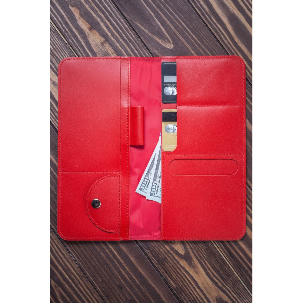 Дорожный органайзер для документов с RFID защитой LOCKER's LT-Red