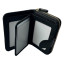 Короткий кожаный кошелек с RFID защитой LOCKER's DWF-Black