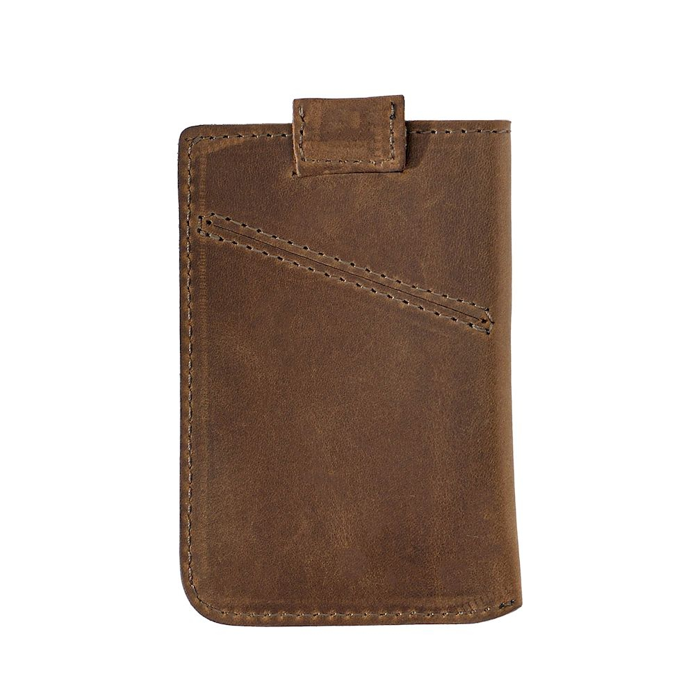 Кожаный картхолдер с RFID защитой LOCKER's LH3-Brown