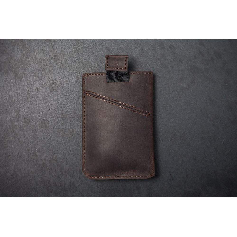 Кожаный картхолдер с RFID защитой LOCKER's LH3-Brown