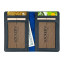 Обложка с RFID защитой для украинского ID паспорта LOCKER's LID-Blue
