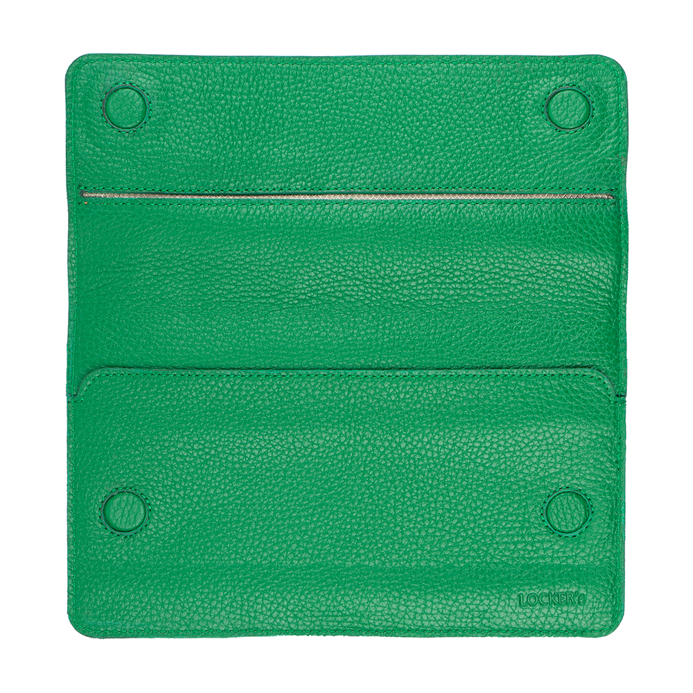 Чехол Фарадея из кожи флотар для смартфона до 7" LOCKER's LP7F-Green