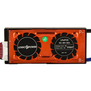 BMS плата LogicPower LiFePO4 48V 16S 80A симетрія
