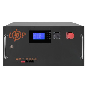 Аккумулятор LogicPower LP LiFePO4 51,2 В, 150 А·ч (7680 Вт·ч) (BMS SP 150A/100 А) RM RS485/CAN LCD BL