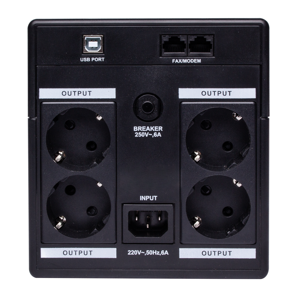 Лінійно-інтерактивне ДБЖ LPM-U1100VA-P (770Вт)