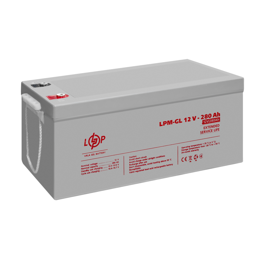 Аккумуляторная батарея LogicPower LPM-GL 12V - 280 Ah GEL
