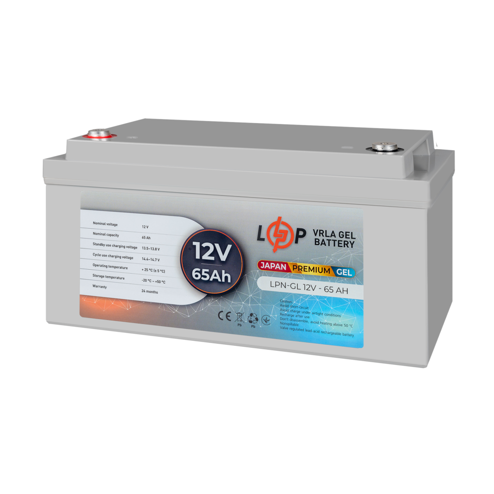 Аккумулятор гелевый LPN-GL 12V - 65 Ah