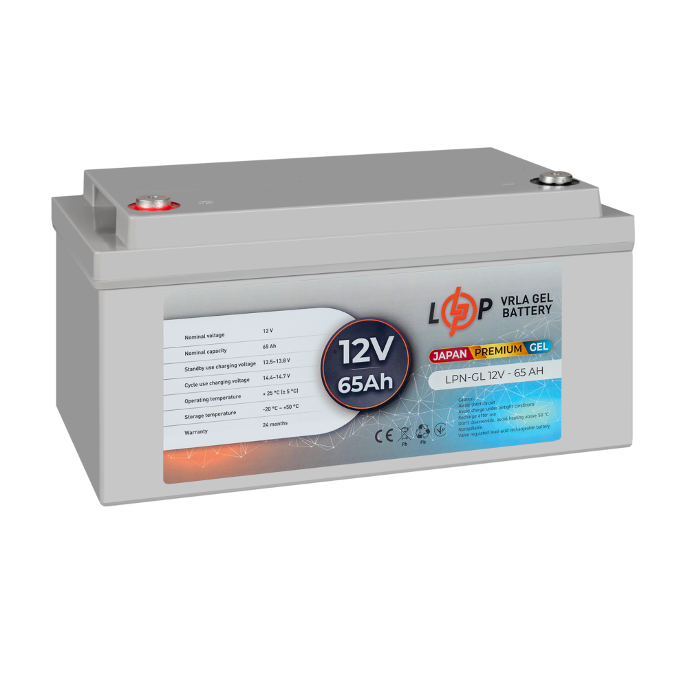 Аккумулятор гелевый LPN-GL 12V - 65 Ah