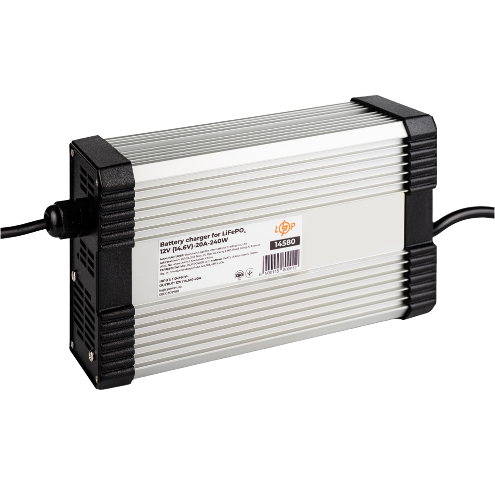 Зарядний пристрій для акумуляторів LogicPower LiFePO4 12V (14.6V)-20A-240W