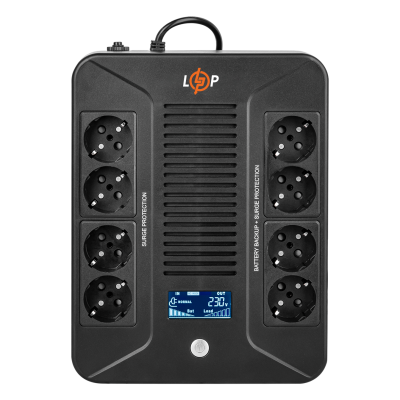 Лінійно-інтерактивне ДБЖ LP-600VA-8PS (360Вт)