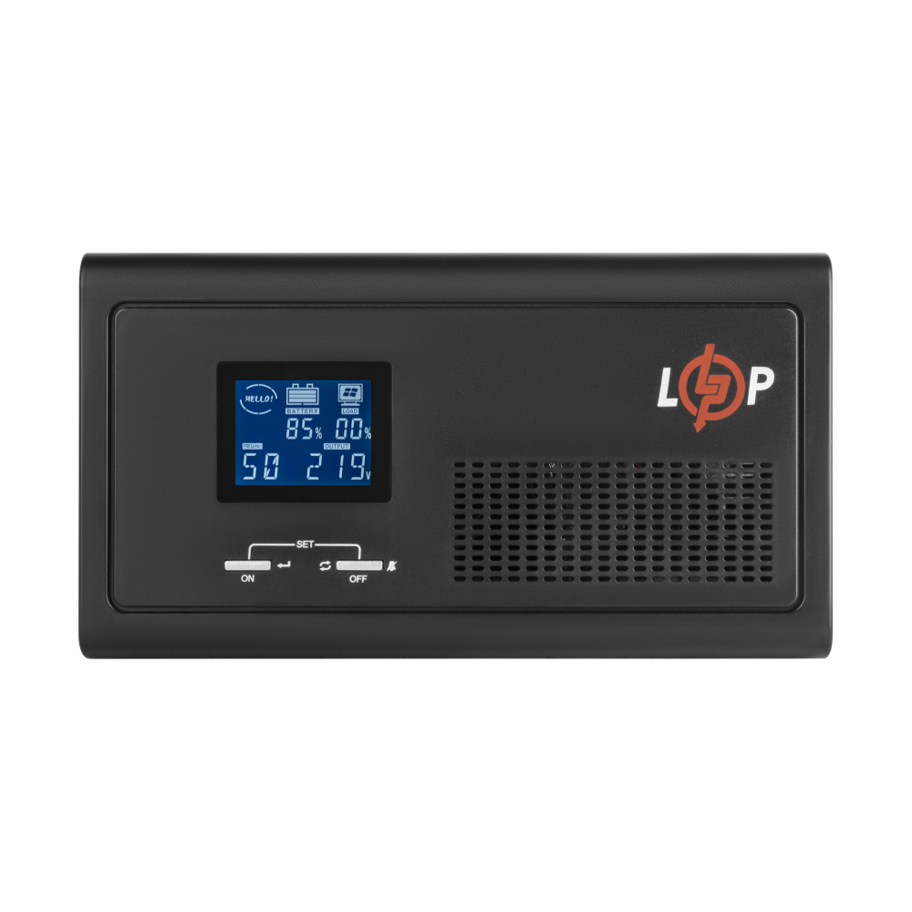 Джерело безперебійного живлення LogicPower LPE-B-PSW-1500VA+ 1000Вт 1-40A 12V з правильною синусоїдою