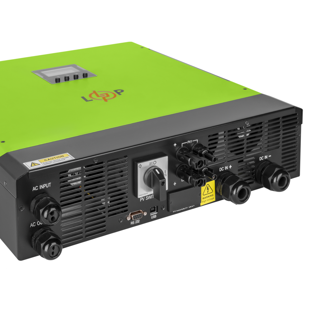 Гібридний сонячний інвертор (ДБЖ) LogicPower LPW-VHY-G5532-5500VA (5500Вт) 48V 60A MPPT 120-450V ON-OFF GRID