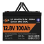 Акумулятор LogicPower LP LiFePO4 12,8V - 100Ah (1280Wh) (Smart BMS 100А) з BT пластик