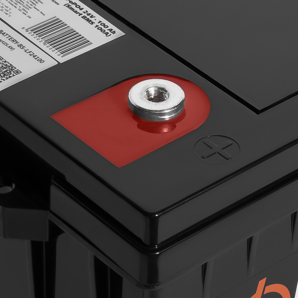 Акумулятор LogicPower LP LiFePO4 24V 25,6V 100Ah 2560Wh Smart BMS 100А з BT пластик