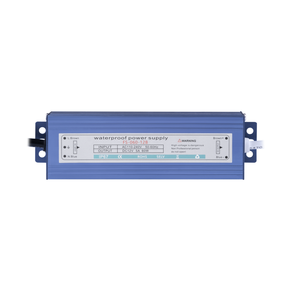 Импульсный блок питания герметичный Green Vision GV-12V5А (60W)