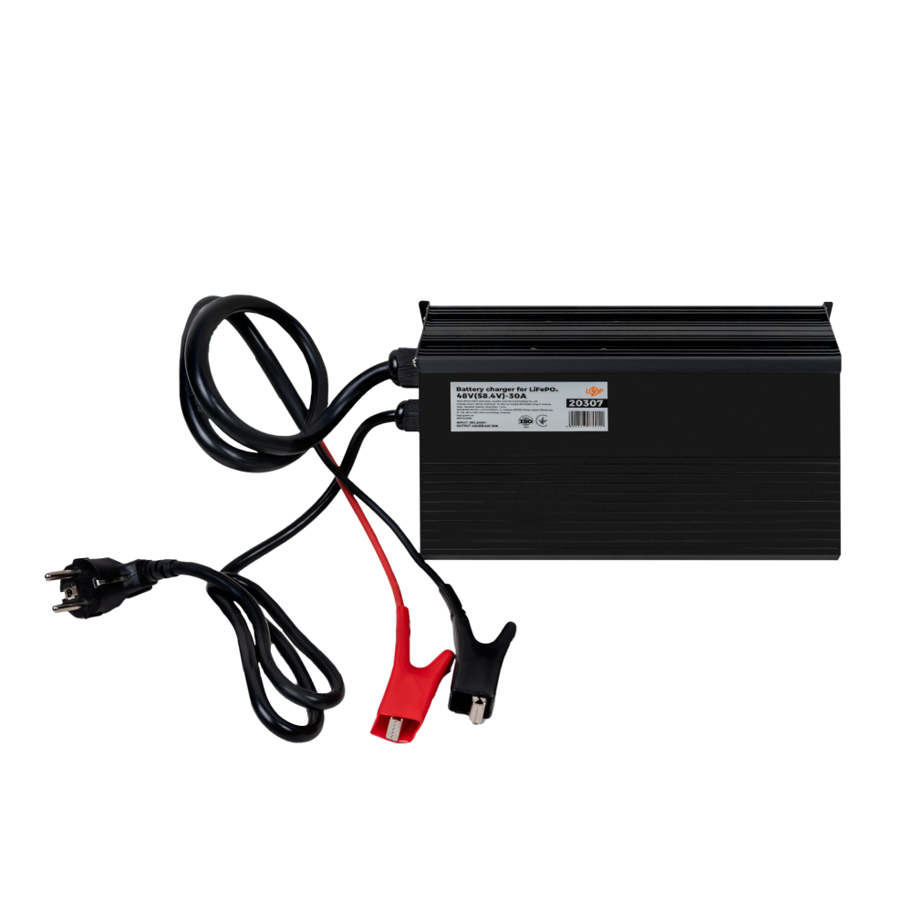 Зарядний пристрій для акумуляторів LogicPower LiFePO4 48V (58.4V)-30A-1440W-LED