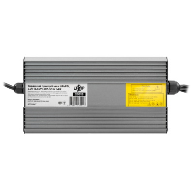 Зарядний пристрій для акумуляторів LogicPower LiFePO4 3.2V (3.65V)-20A-64W-LED