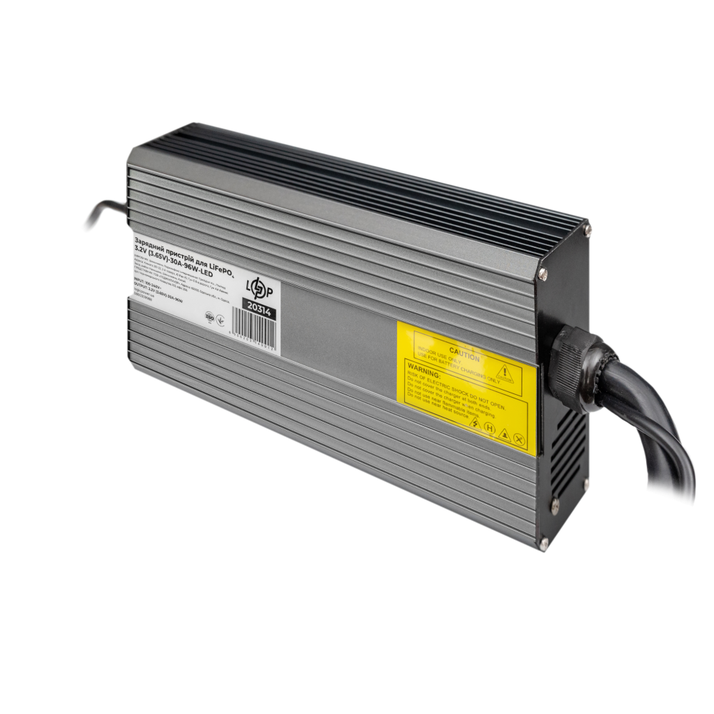 Зарядний пристрій для акумуляторів LogicPower LiFePO4 3.2V (3.65V)-30A-96W-LED