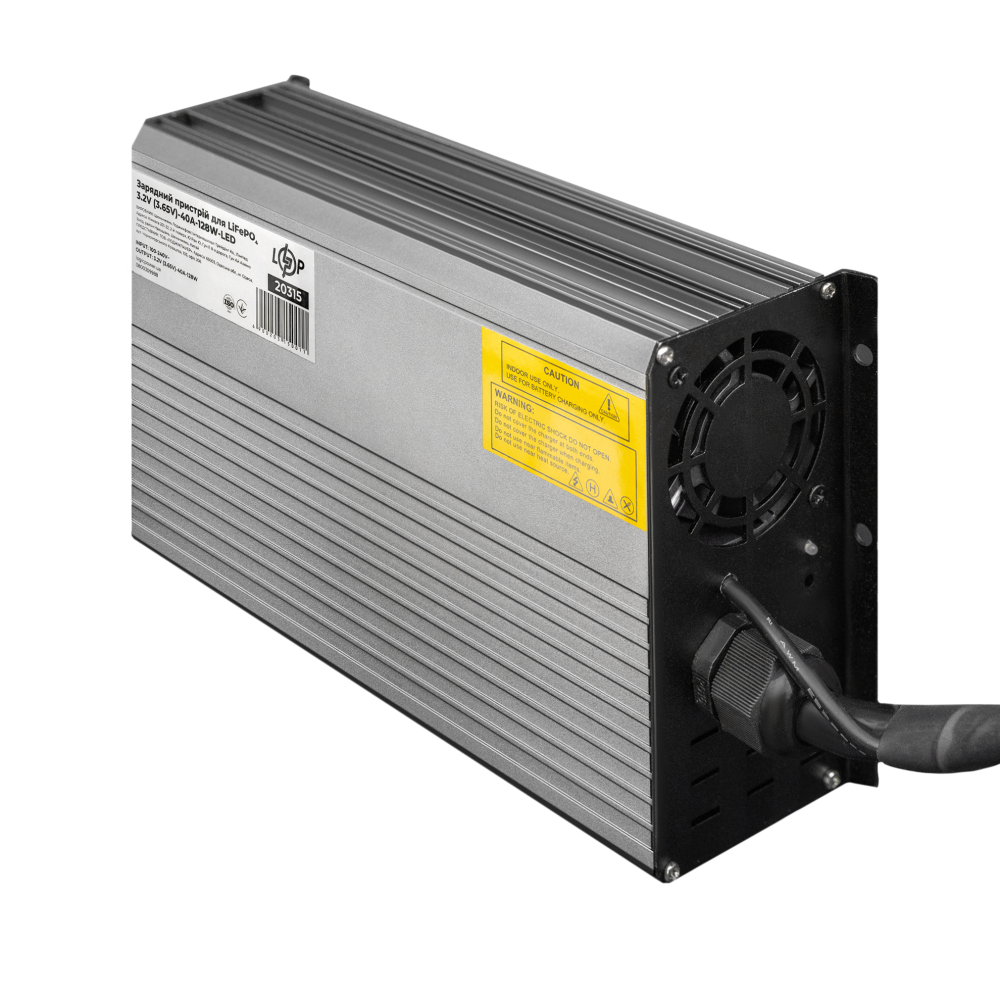Зарядний пристрій для акумуляторів LogicPower LiFePO4 3.2V (3.65V)-40A-128W-LED