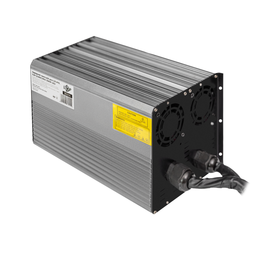 Зарядний пристрій для акумуляторів LogicPower LiFePO4 3.2V (3.65V)-80A-256W-LED