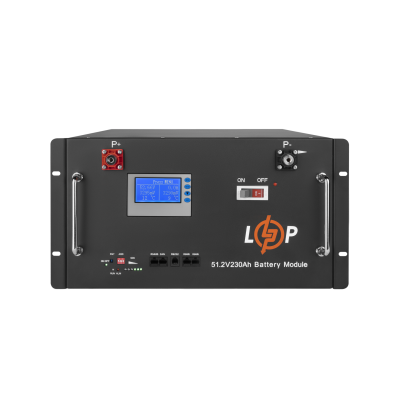 Аккумулятор LogicPower LP LiFePO4 48V (51,2V) - 230 Ah (11776Wh) (Smart BMS 200A) c LCD RM