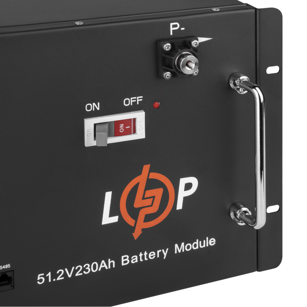 Аккумулятор LogicPower LP LiFePO4 48V (51,2V) - 230 Ah (11776Wh) (Smart BMS 200A) c LCD RM