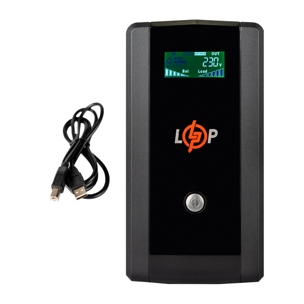 Джерело безперебійного живлення LogicPower  UL1250VA 4 Pro (720 Вт) 12V з правильною синусоїдою