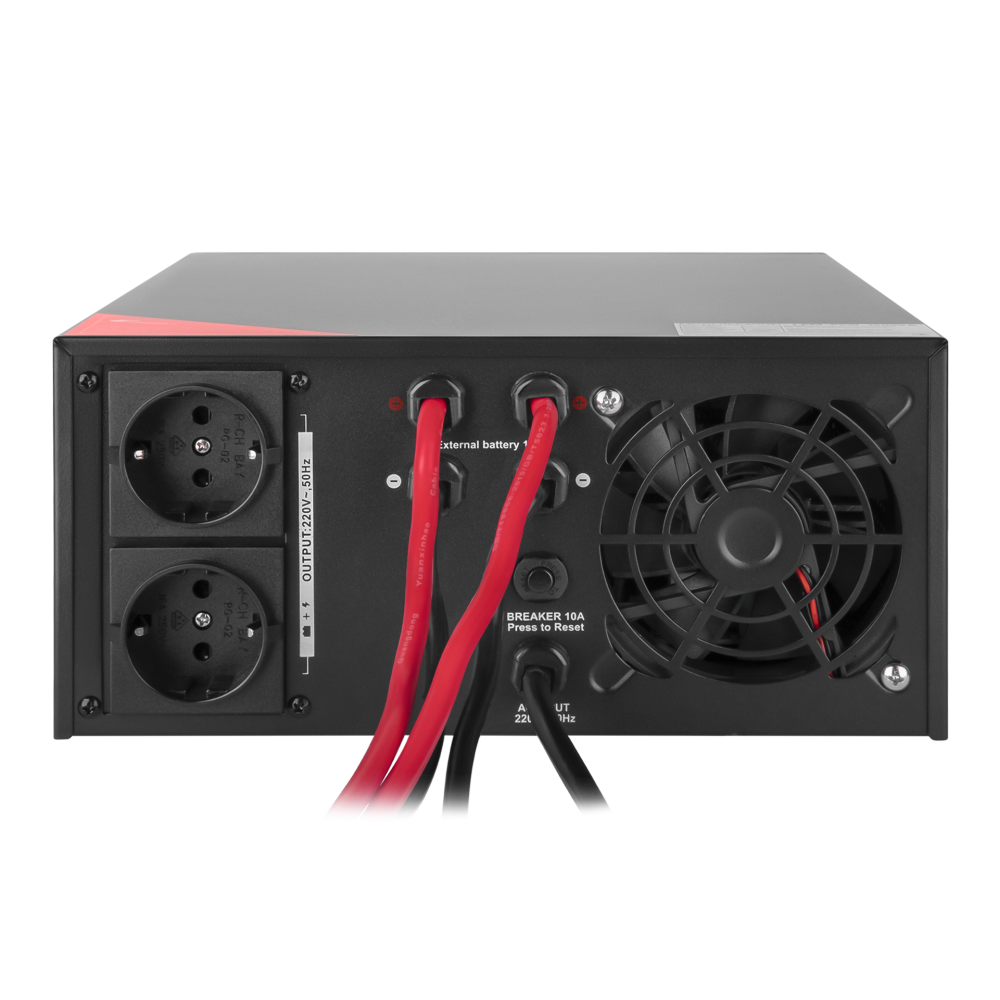 ИБП с правильной синусоидой 12V LPM-PSW-1500VA (1050Вт) Black