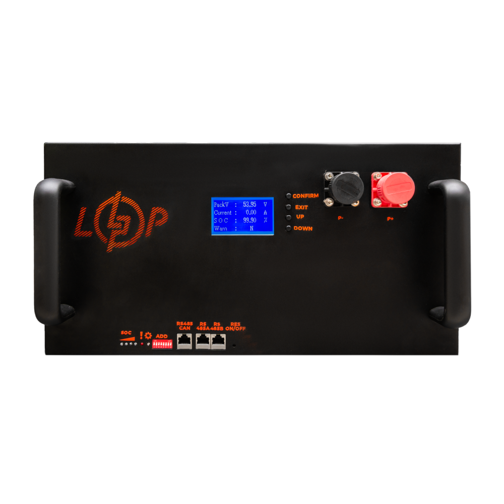 Акумулятор LogicPower LiFePO4 51,2V 230 Ah з LCD та металевим корпусом
