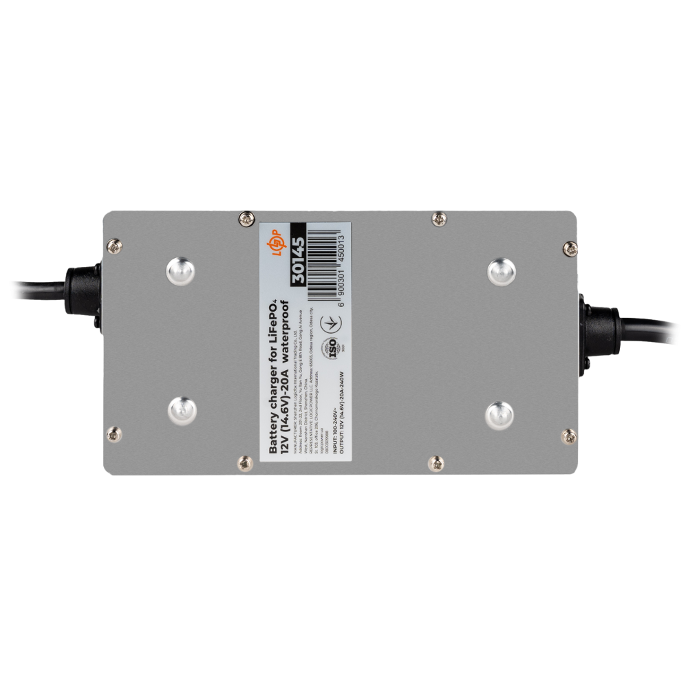 Зарядний пристрій для акумуляторів LogicPower LiFePO4 12V (14,6V)-20A waterproof