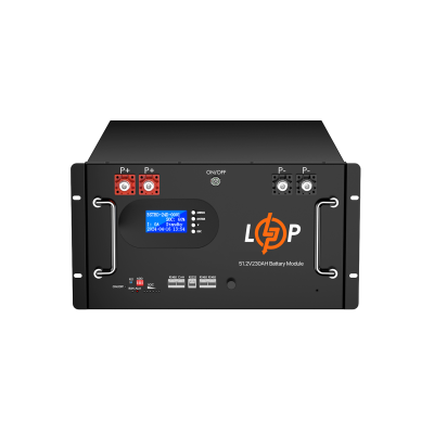 Акумулятор LogicPower LiFePO4 51,2V - 230 Ah (11776Wh) (Smart BMS 200A) з LCD RM AB