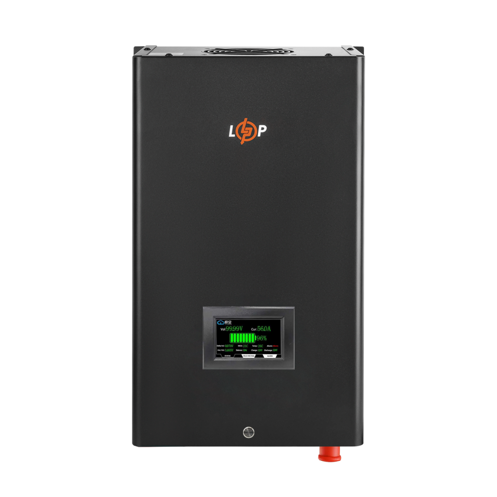 Аккумулятор LP LiFePO4 12,8V - 280 Ah (3584Wh) (BMS 200A/200А) метал LCD Smart BT