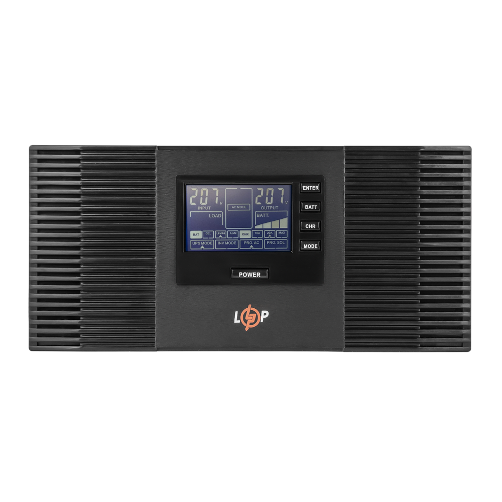ДБЖ з правильною синусоїдою 12V LPM-PSW-1500VA (1050Вт)