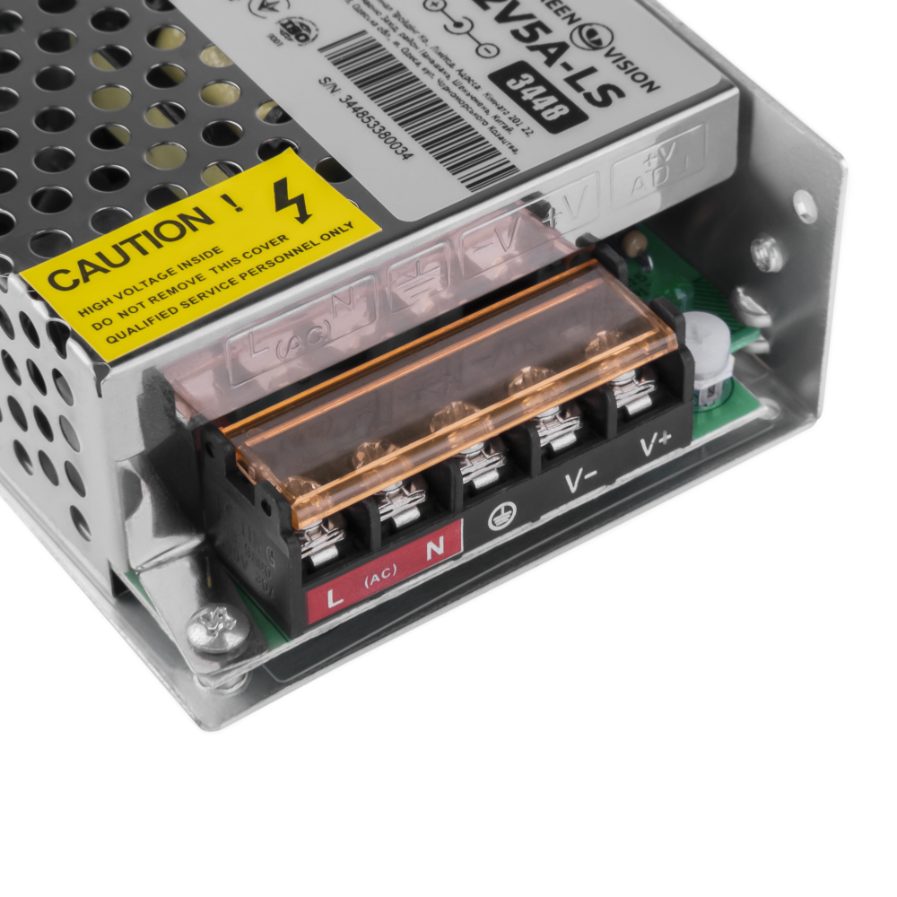 Імпульсний блок живлення GV-SPS-C 12V5A-LS (60W)