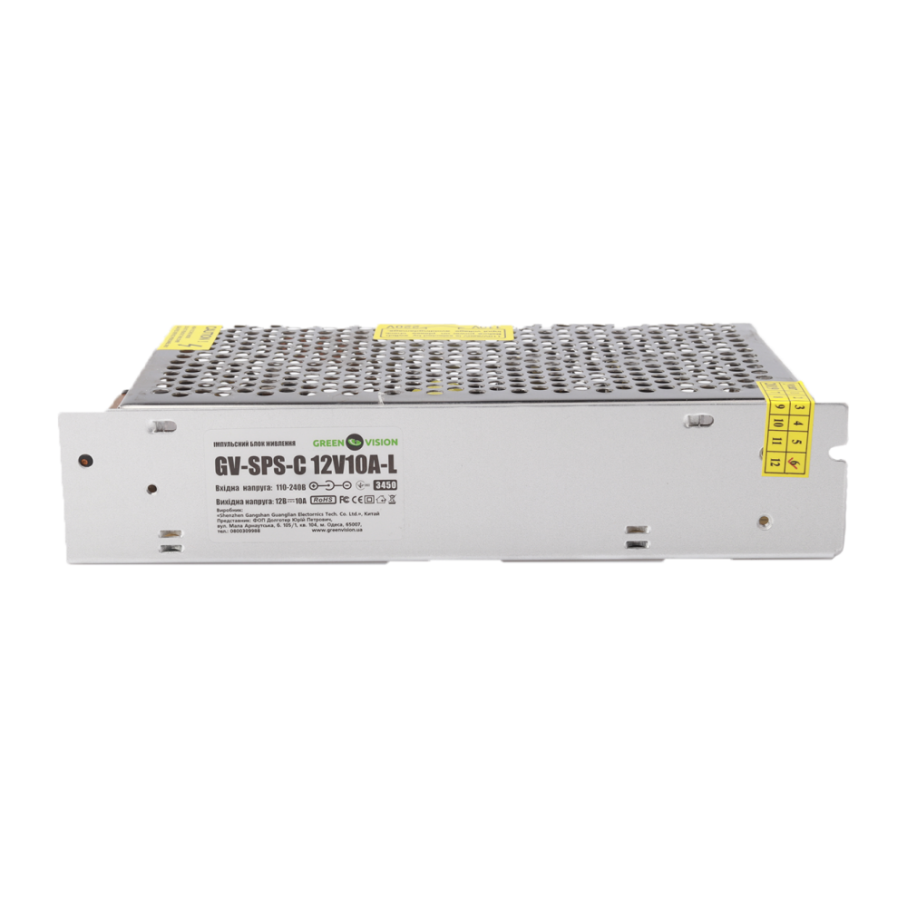 Імпульсний блок живлення GV-SPS-C 12V10A-L (120W)