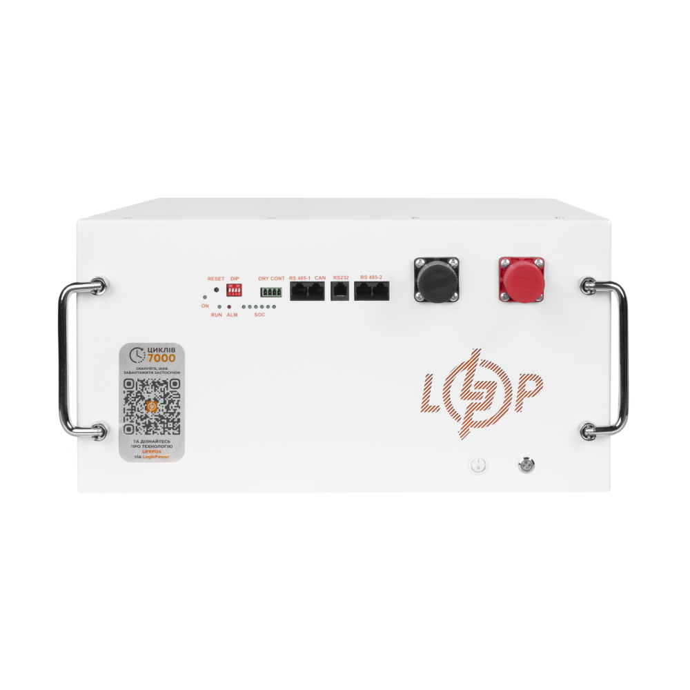 Аккумулятор LP LiFePO4 51,2V - 230 Ah (11776Wh) (BMS JK 200A/100A) RM RS485/CAN WH