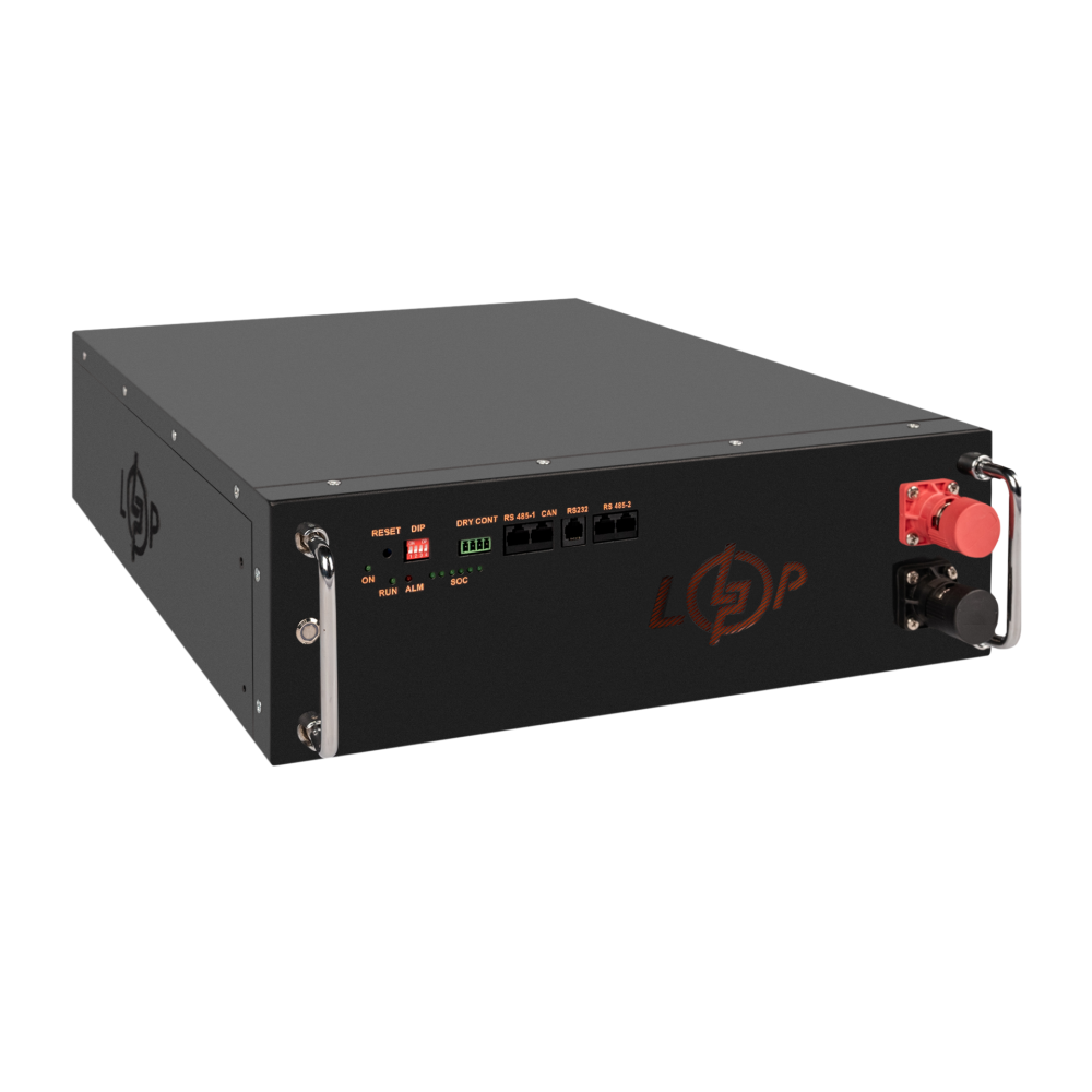 Акумулятор LP LiFePO4 25,6V - 200 Ah (5120Wh) (BMS JK 150A/100А) RM RS485/CAN BL