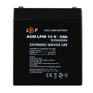 Акумуляторна батарея LogicPower AGM LPM 12V - 5 Ah