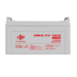 Акумулятор гелевий LogicPower LPM-GL 12V - 120 Ah