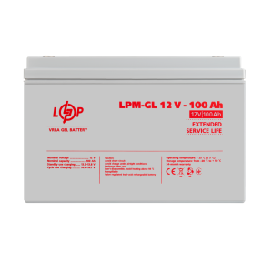 Акумулятор гелевий LogicPower LPM-GL 12V - 100 Ah