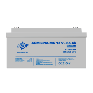 Акумуляторна батарея LogicPower LPM-MG 12V 65Ah
