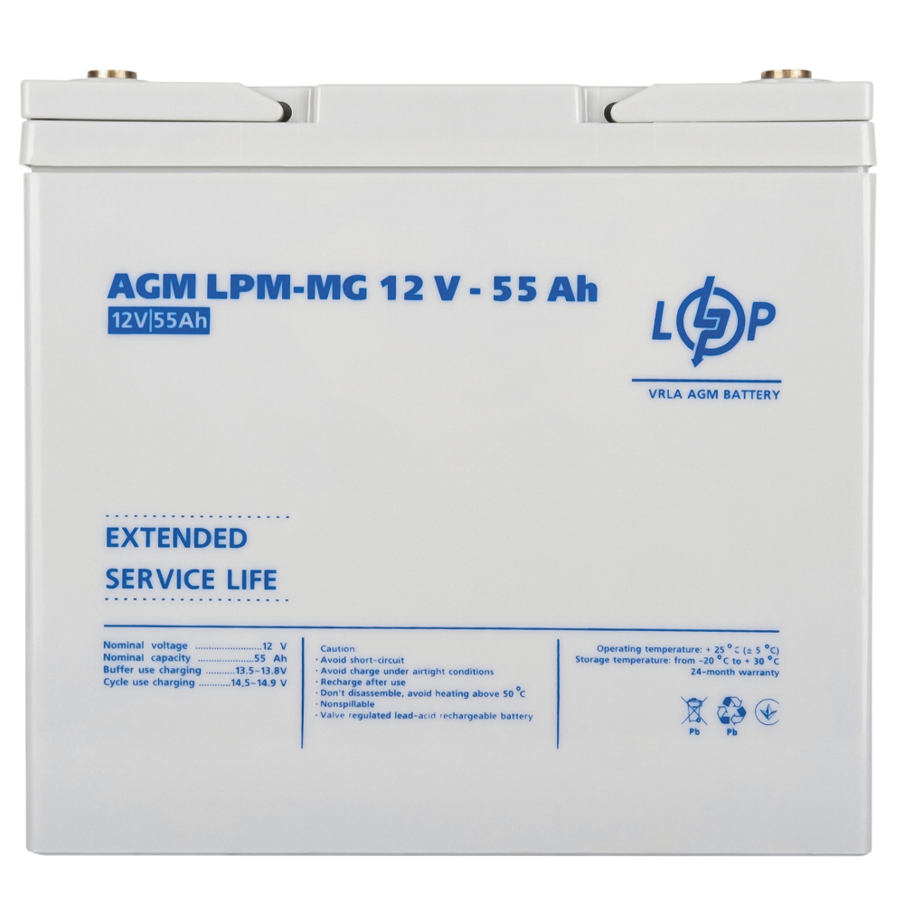 Аккумулятор мультигелевый LogicPower LPM-MG 12V 55Ah